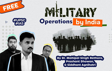 Military Operations by India