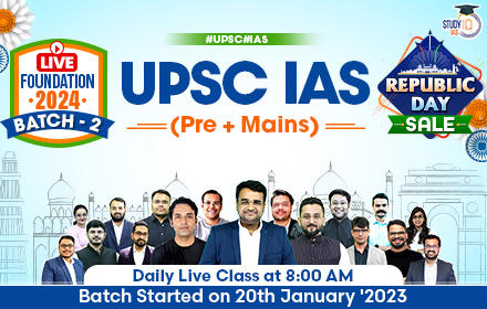 UPSC IAS (Pre + Mains) LIVE Foundation 2024 Batch 2