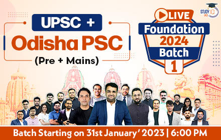 UPSC + OPSC (Pre + Mains) Live Foundation 2024 Batch 1