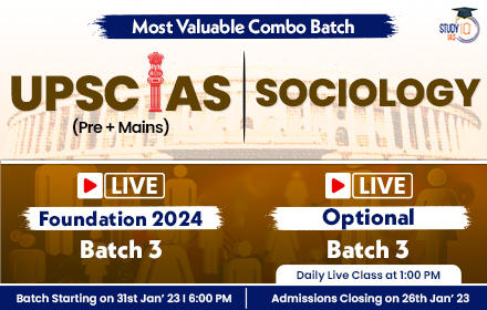 UPSC IAS (Pre + Mains) LIVE Foundation 2024 Batch 3 + Sociology Optional Batch 3