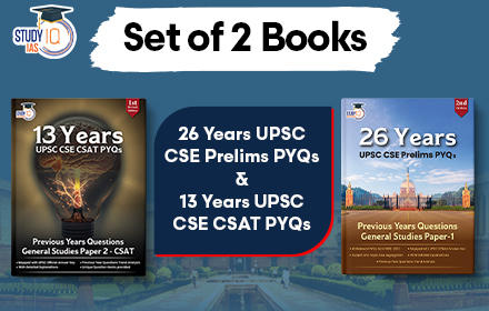 Set of two - 26 Years UPSC CSE Prelims PYQs & 13 Years UPSC CSE CSAT PYQs - Book