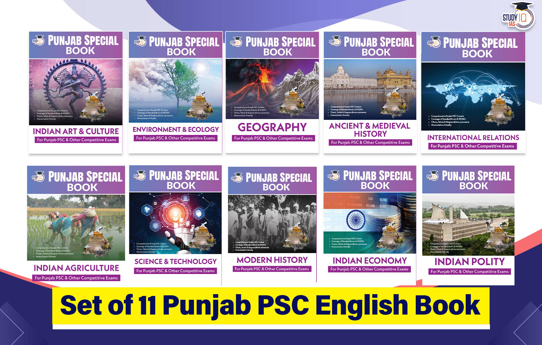 Study IQ Punjab PSC Books