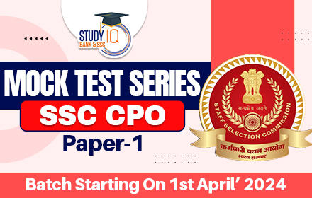 SSC CPO Mock Test Series
