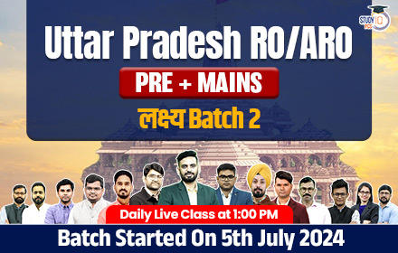 Uttar Pradesh RO/ARO (Pre + Mains) Live Lakshya Batch 2