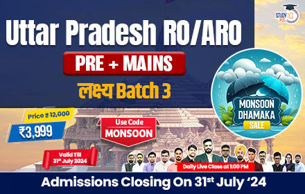 Uttar Pradesh RO/ARO (Pre + Mains) Live Lakshya Batch 3