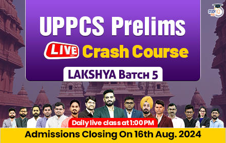 UPPCS Prelims Live Crash Course Lakshya Batch 5