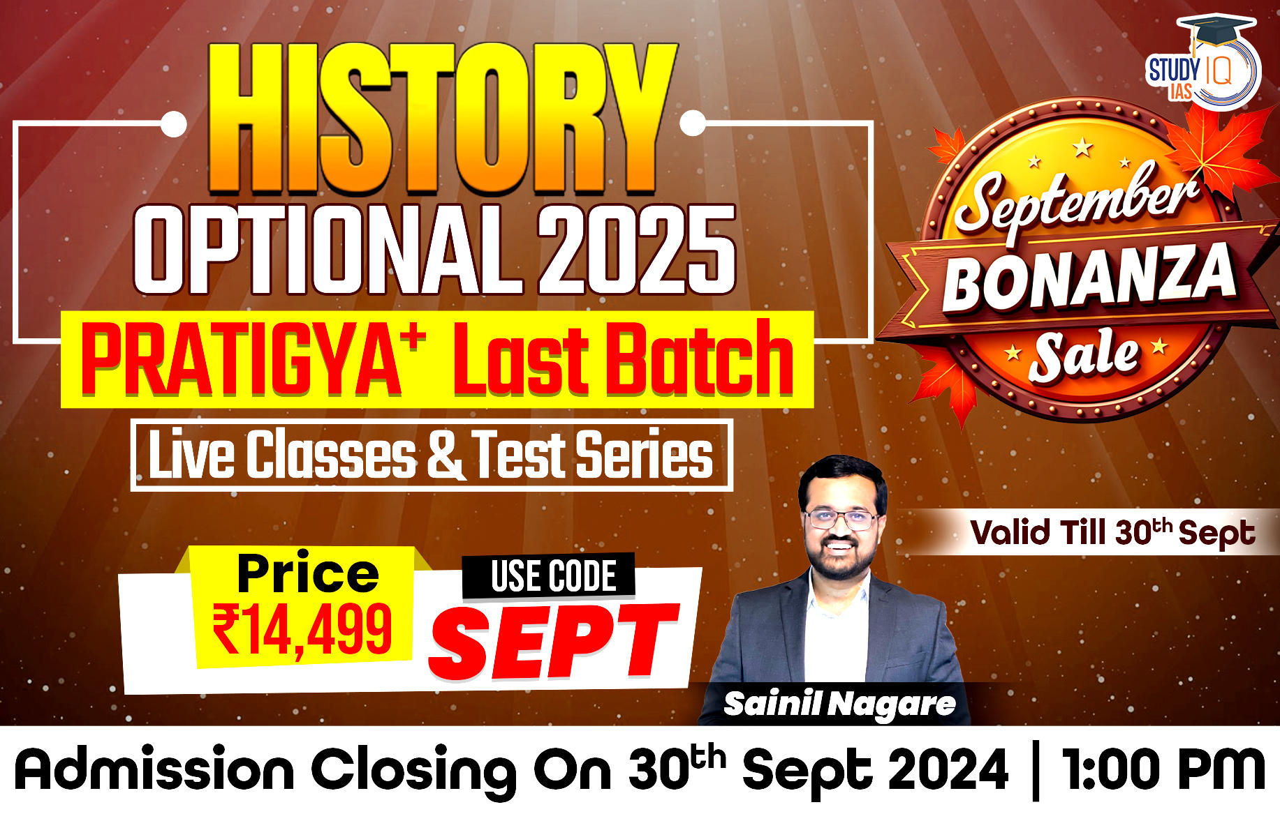 UPSC IAS (Mains) History Optional Live 2025 (Comprehensive) Pratigya+ Batch