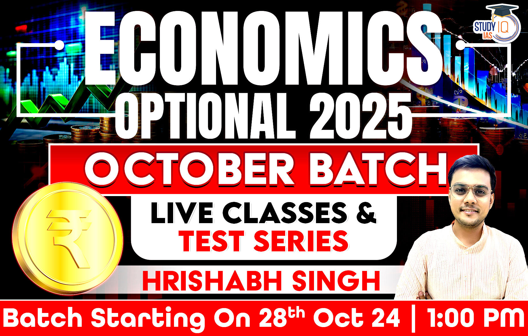 UPSC IAS (Mains) Economics Optional Live 2025 Pratigya+ October Batch