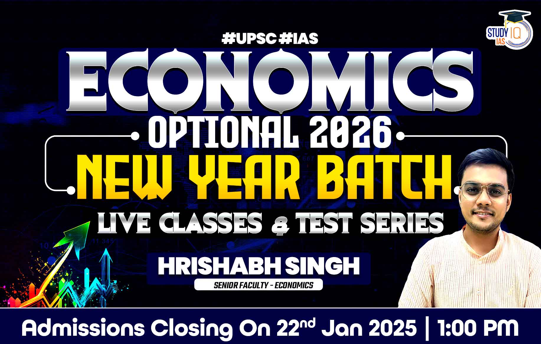 UPSC IAS (Mains) Economics Optional Live 2026 (Comprehensive) New Year Batch