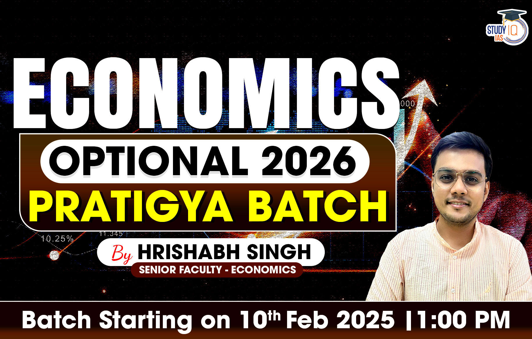 UPSC IAS (Mains) Economics Optional Live 2026 (Comprehensive) Pratigya Batch