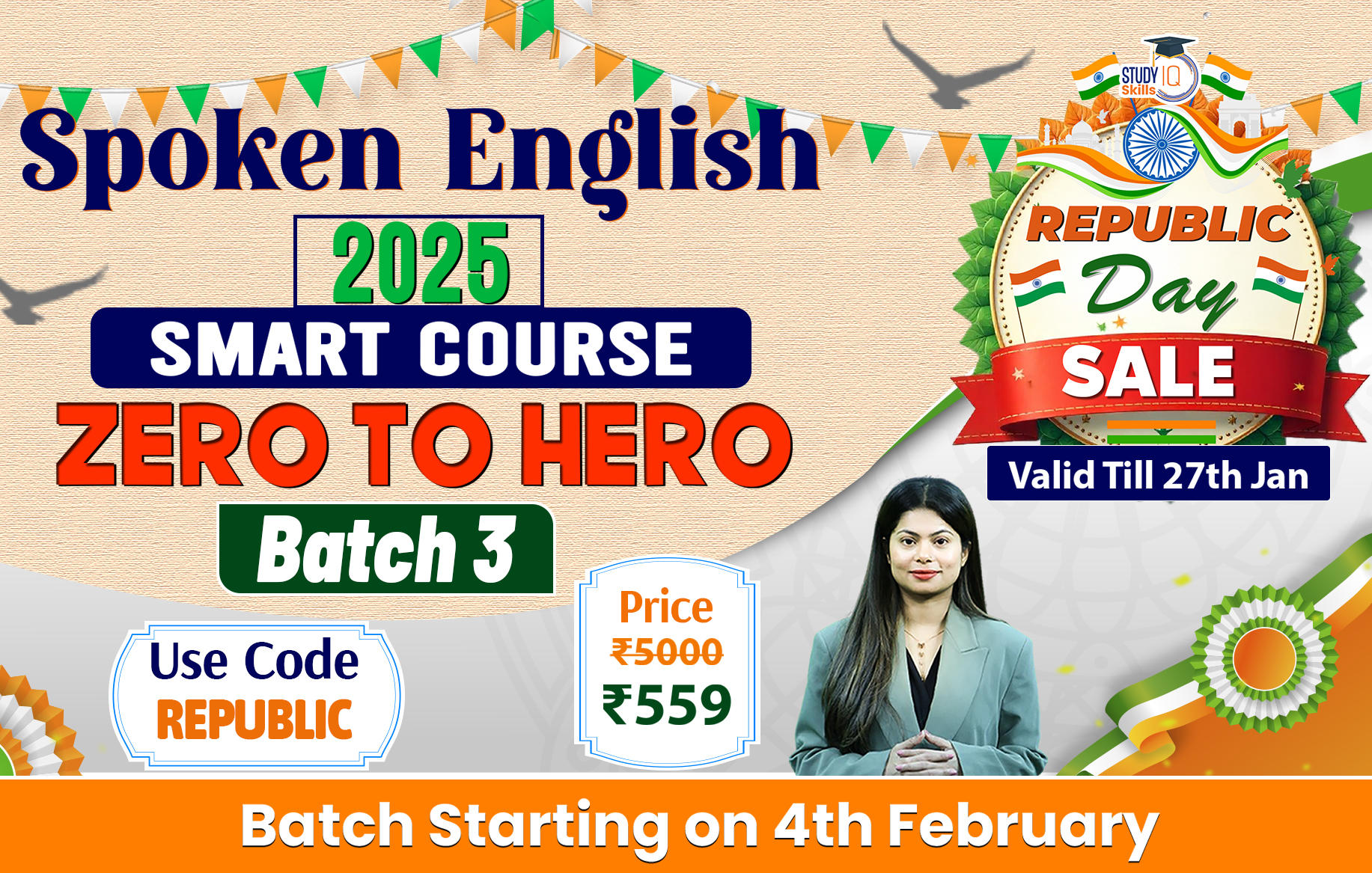 Spoken English: Zero to Hero Smart Course 2025 Batch 3