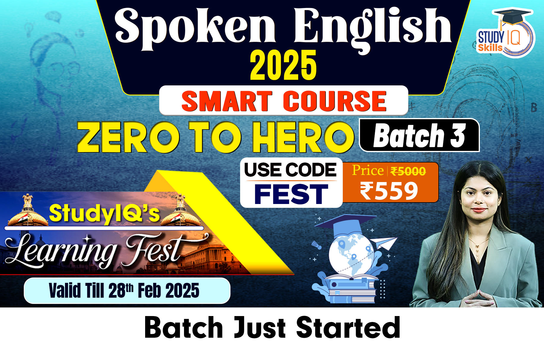 Spoken English: Zero to Hero Smart Course 2025 Batch 3