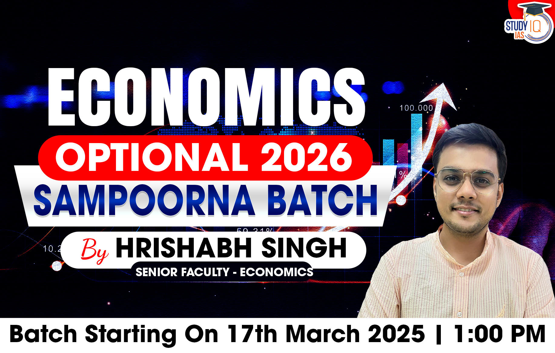 UPSC IAS (Mains) Economics Optional Live 2026 (Comprehensive) Sampoorna Batch