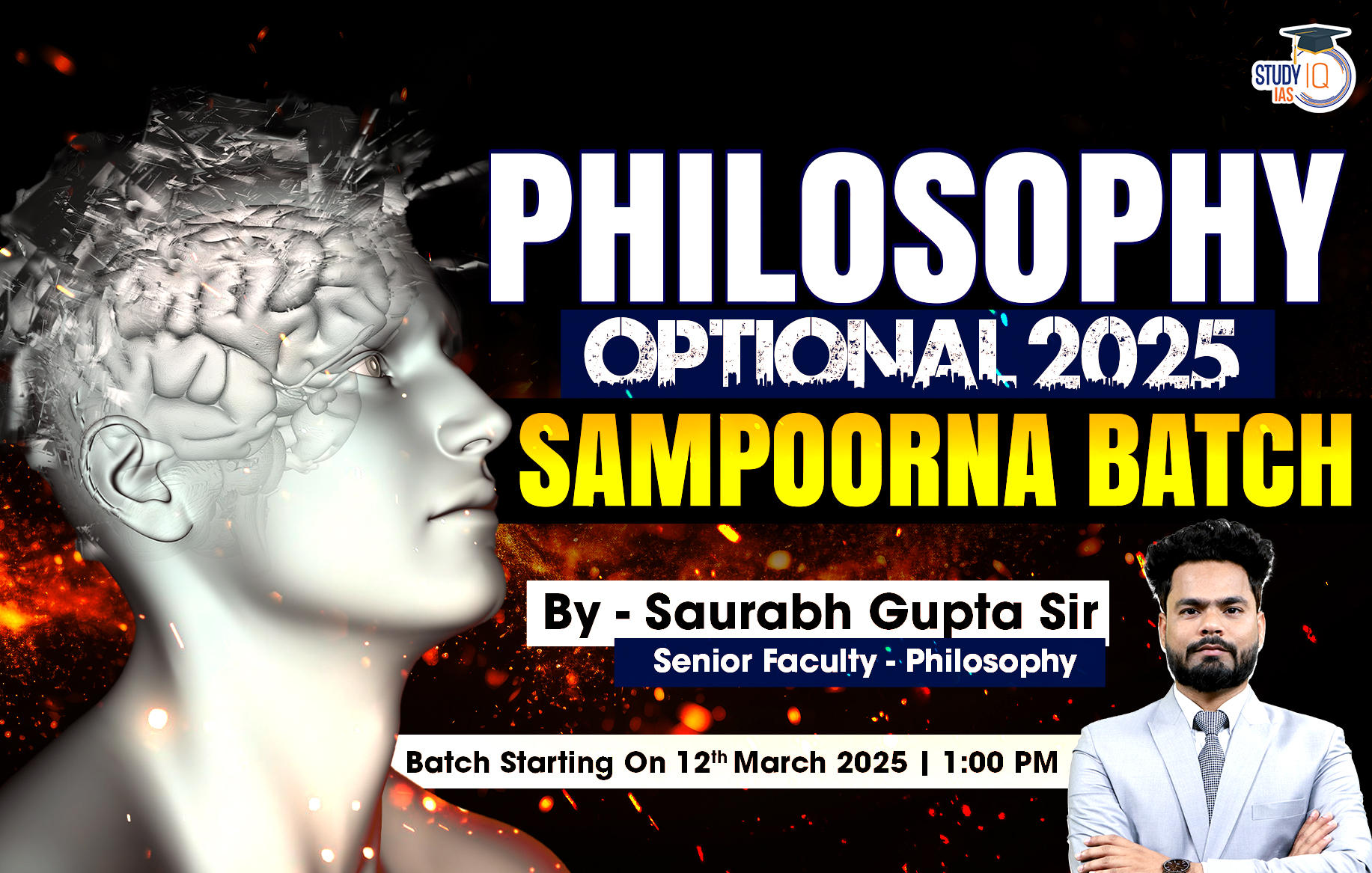 UPSC IAS (Mains) Philosophy Optional Live 2026 (Comprehensive) Sampoorna Batch