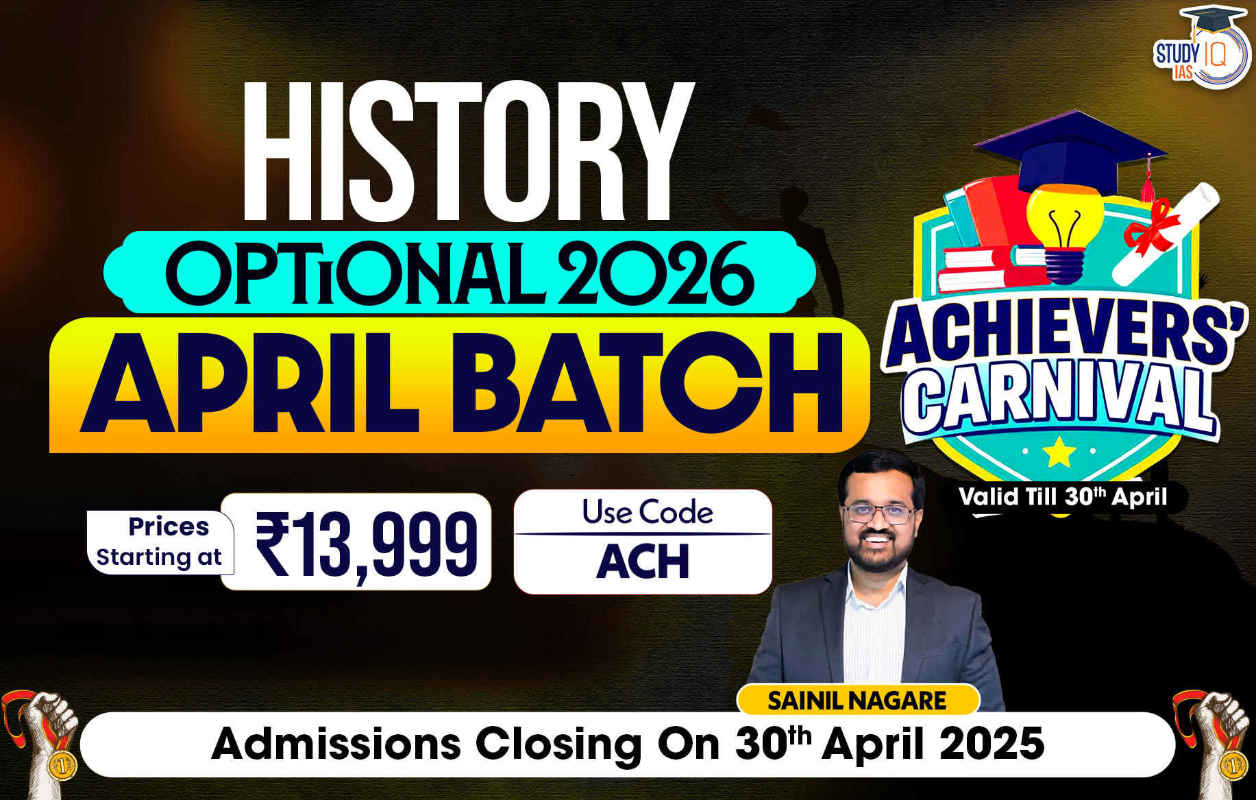 UPSC IAS (Mains) History Optional Live 2026 (Comprehensive) April Batch