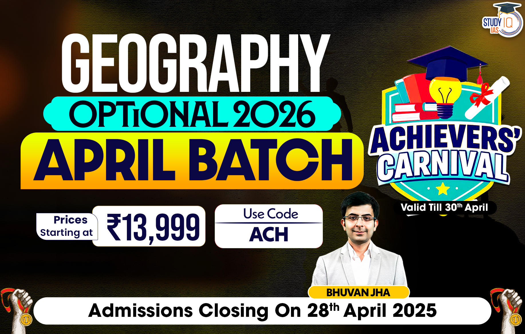 UPSC IAS (Mains) Geography Optional Live 2026 (Comprehensive) April Batch