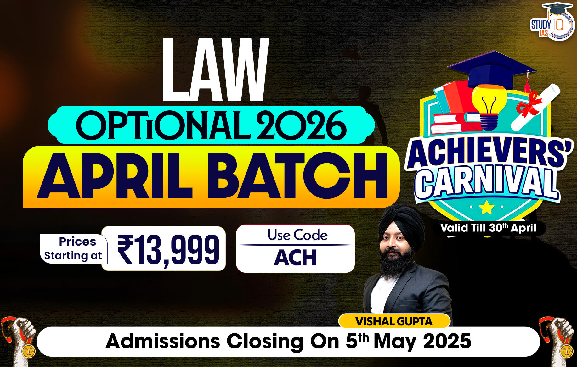 UPSC IAS (Mains) Law Optional Live 2026 April Batch