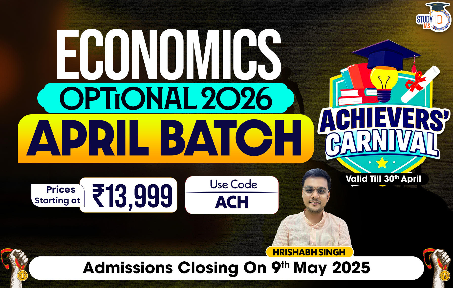 UPSC IAS (Mains) Economics Optional Live 2026 (Comprehensive) April Batch