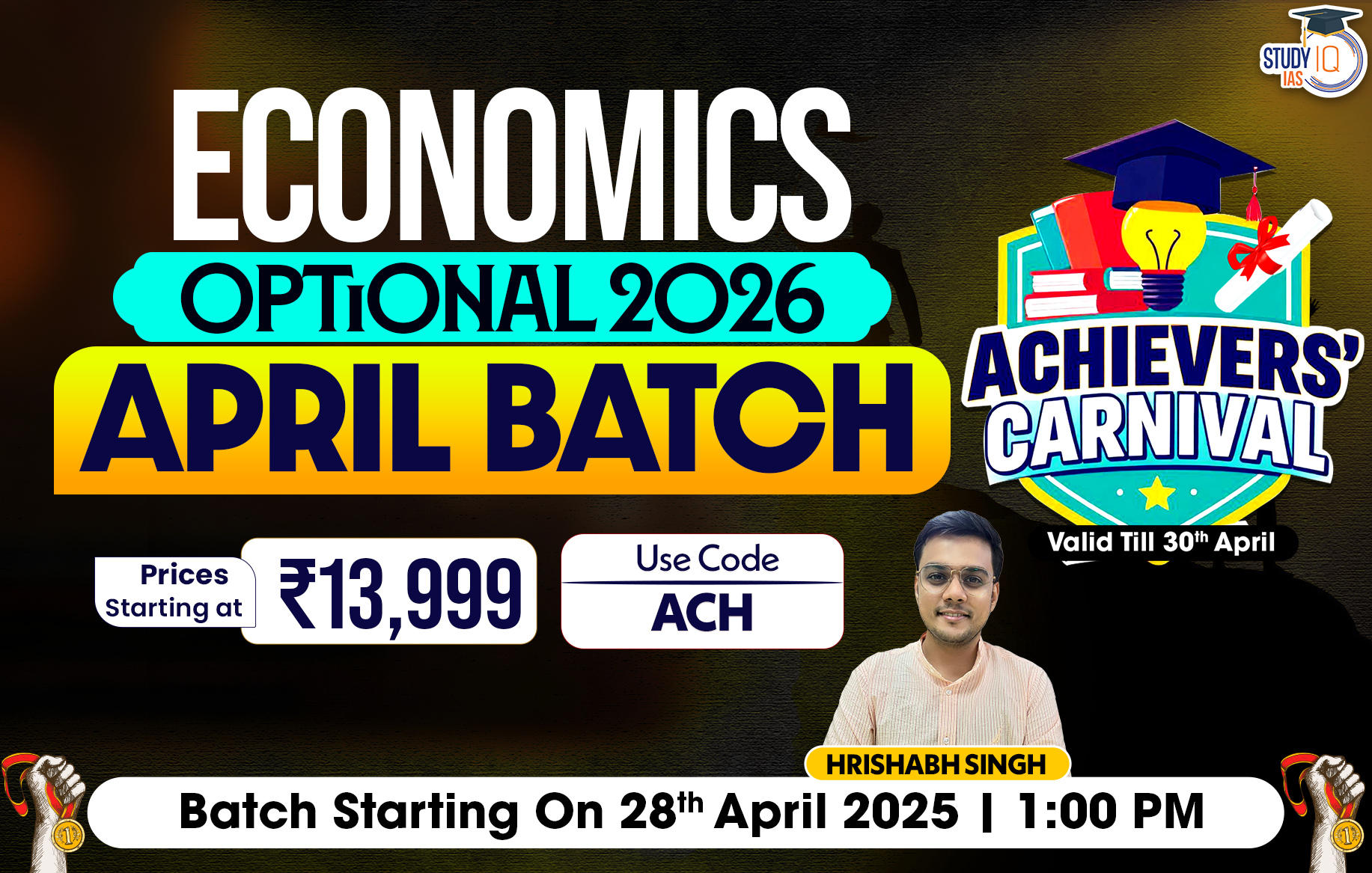 UPSC IAS (Mains) Economics Optional Live 2026 (Comprehensive) April Batch