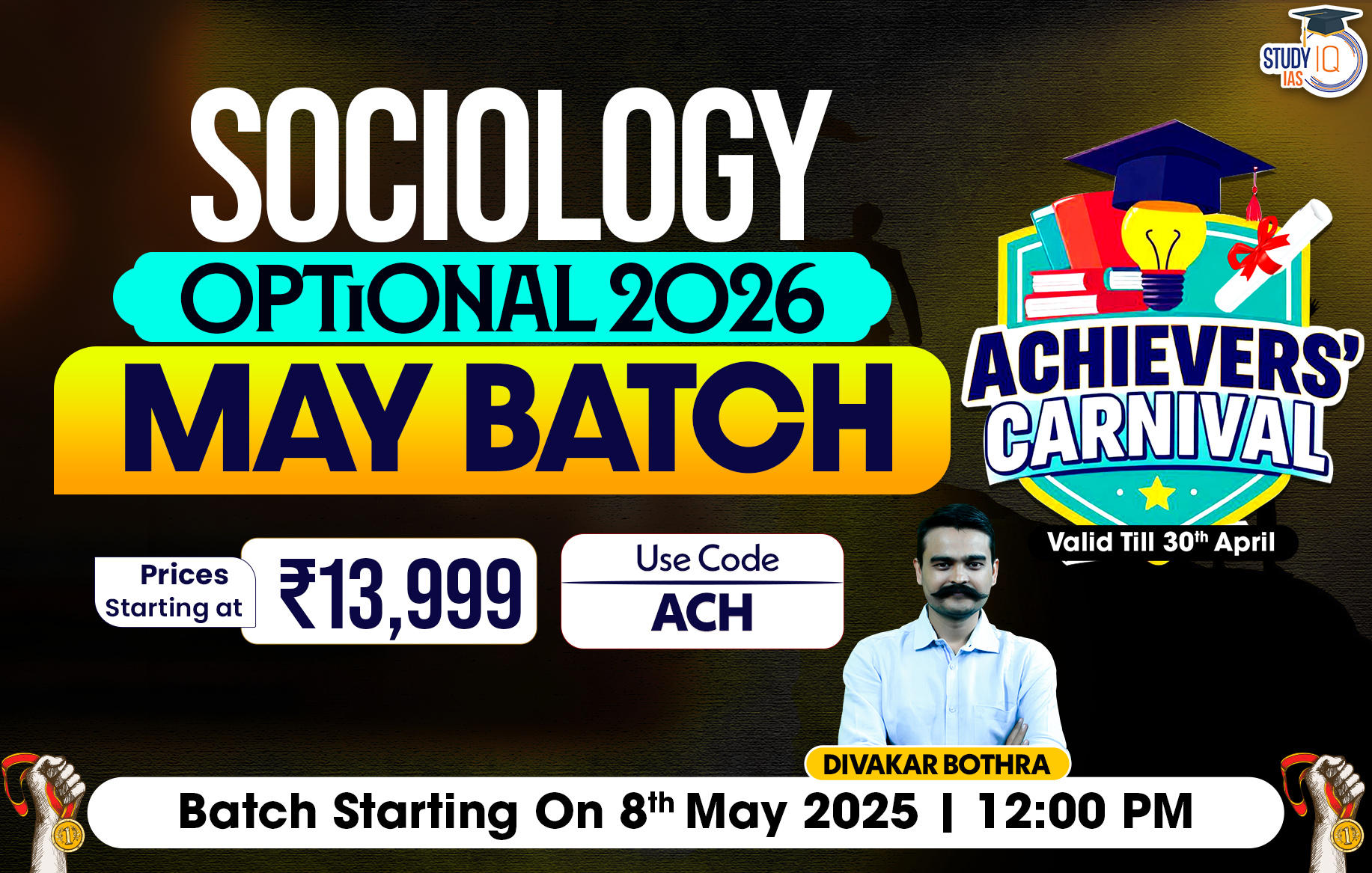 UPSC IAS (Mains) Sociology Optional Live 2026 (Comprehensive) May Batch
