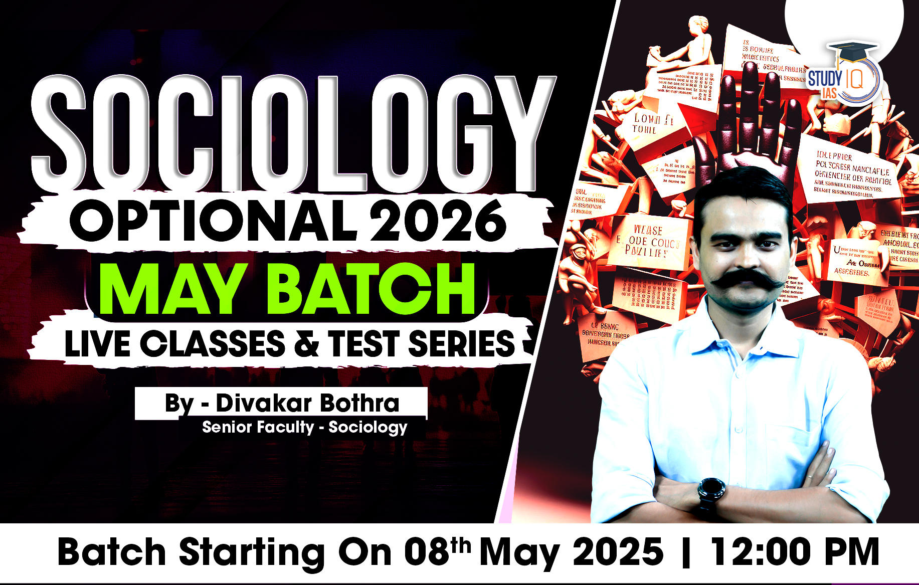 UPSC IAS (Mains) Sociology Optional Live 2026 (Comprehensive) May Batch