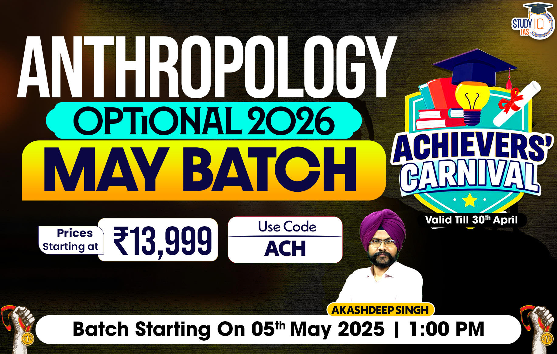 UPSC IAS (Mains) Anthropology Optional Live 2026 (Comprehensive) May Batch