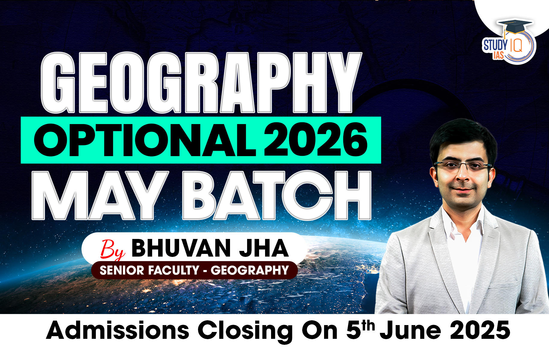 UPSC IAS (Mains) Geography Optional Live 2026 (Comprehensive) May Batch