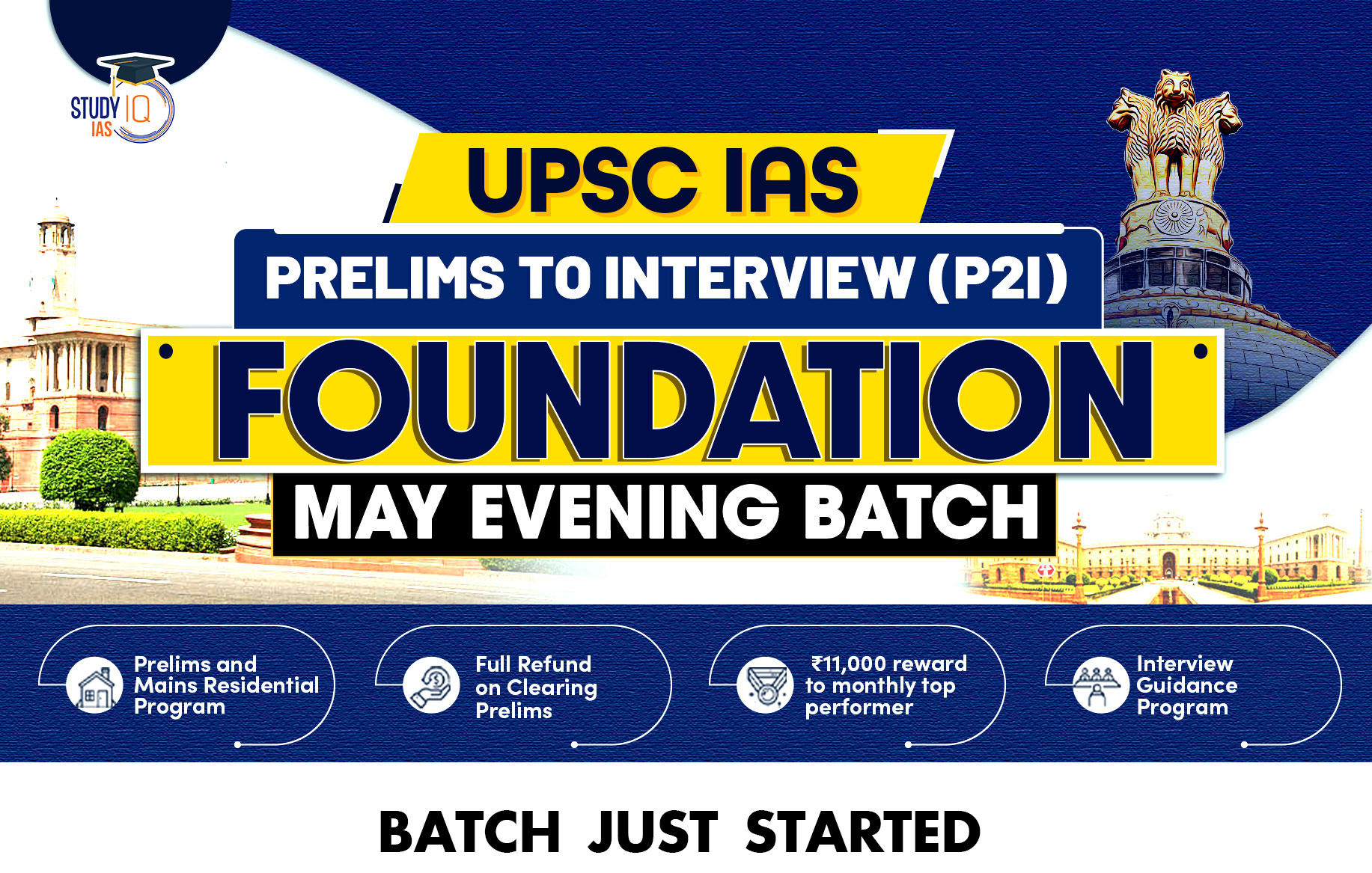 UPSC IAS Live GS P2I Foundation 2026 May Evening Batch