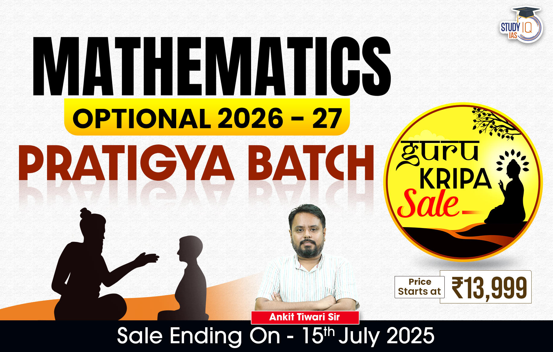 UPSC IAS (Mains) Mathematics Optional Live 2026-27 (Comprehensive) Pratigya Batch By Ankit Tiwari