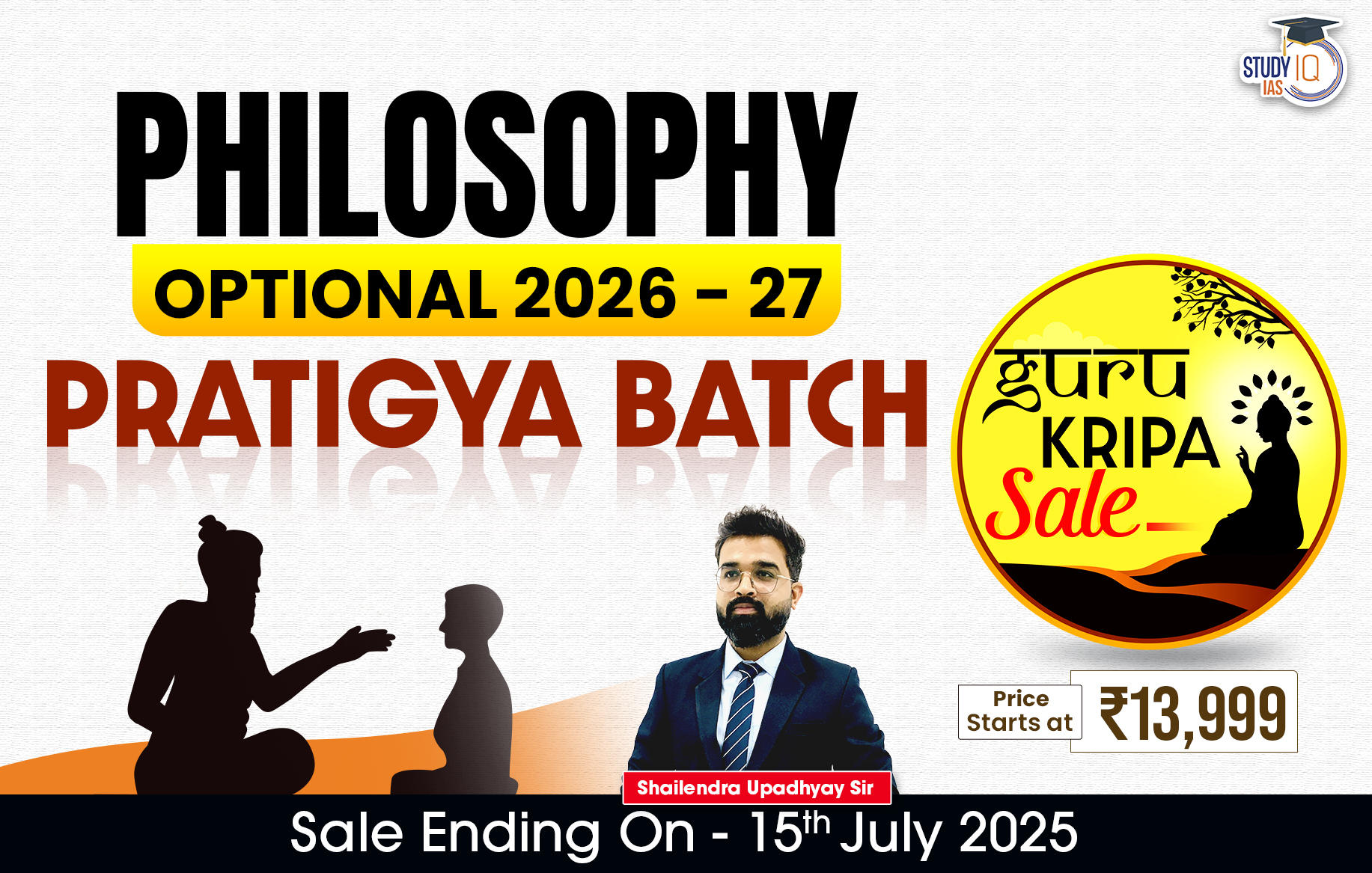 UPSC IAS (Mains) Philosophy Optional Live 2026-27 (Comprehensive) Pratigya Batch By Sailendra Upadhyay