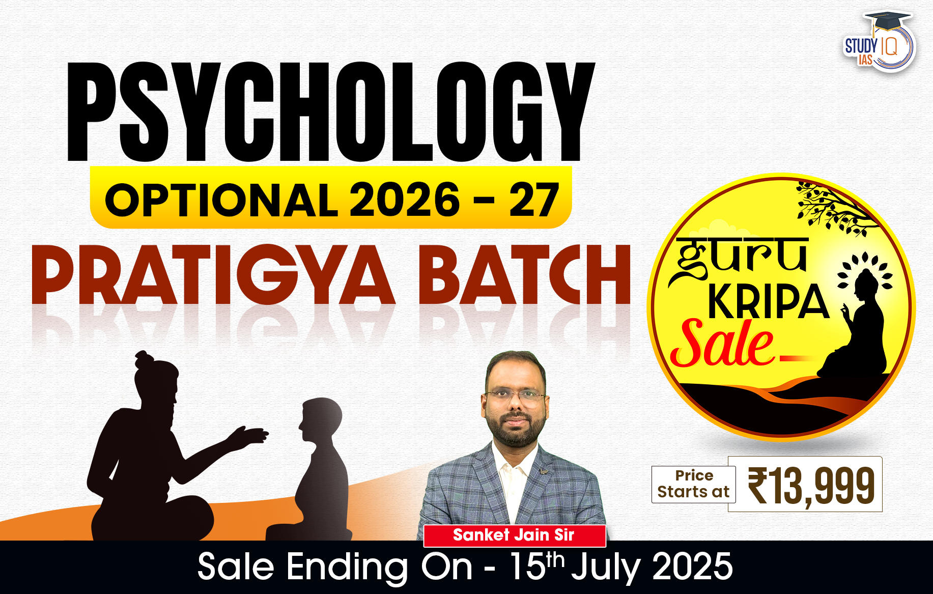 UPSC IAS (Mains) Psychology Optional Live 2026-27 (Comprehensive) Pratigya Batch By Sanket Jain