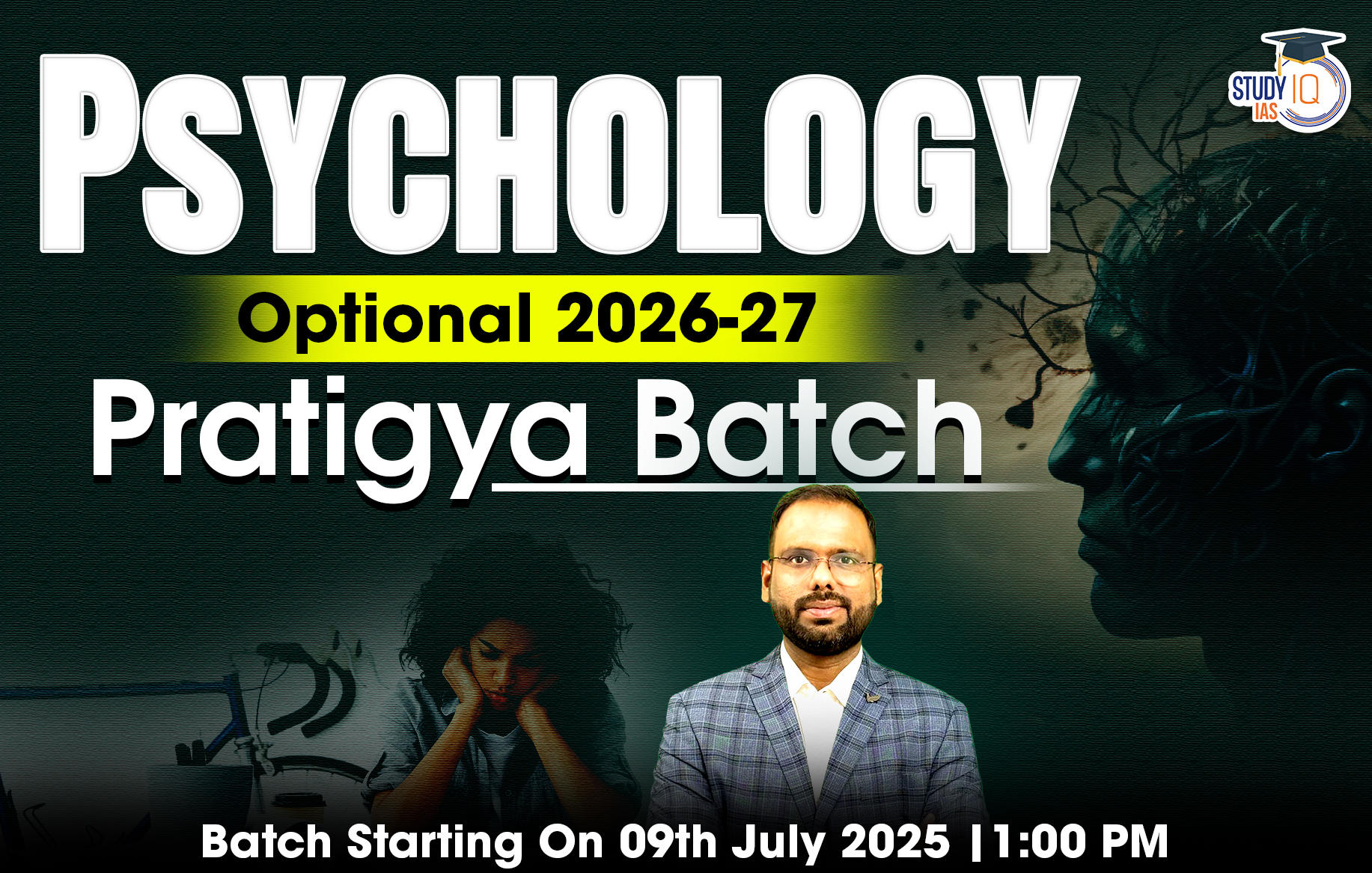 UPSC IAS (Mains) Psychology Optional Live 2026-27 (Comprehensive) Pratigya Batch By Sanket Jain