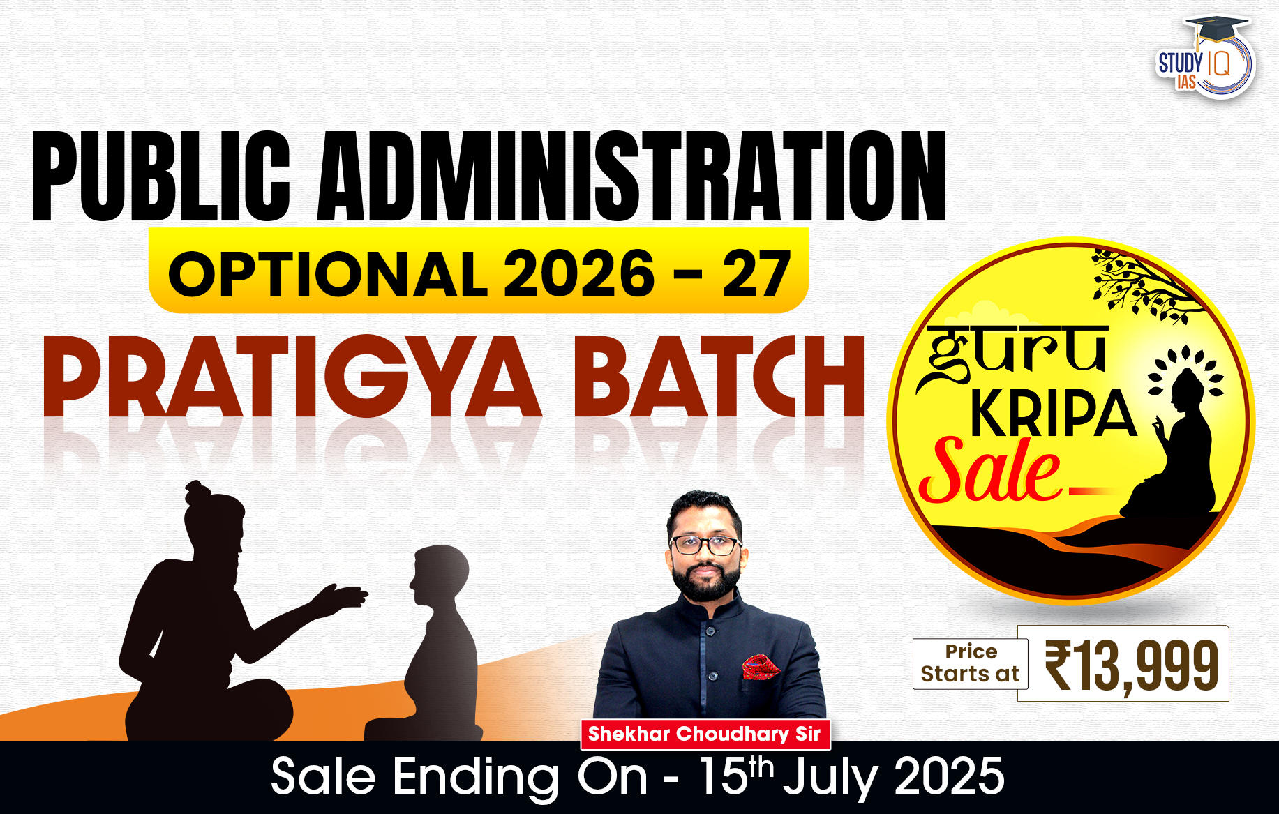 UPSC IAS (Mains) Public Administration Optional Live 2026-27 (Comprehensive) Pratigya Batch By Shekhar Choudhary