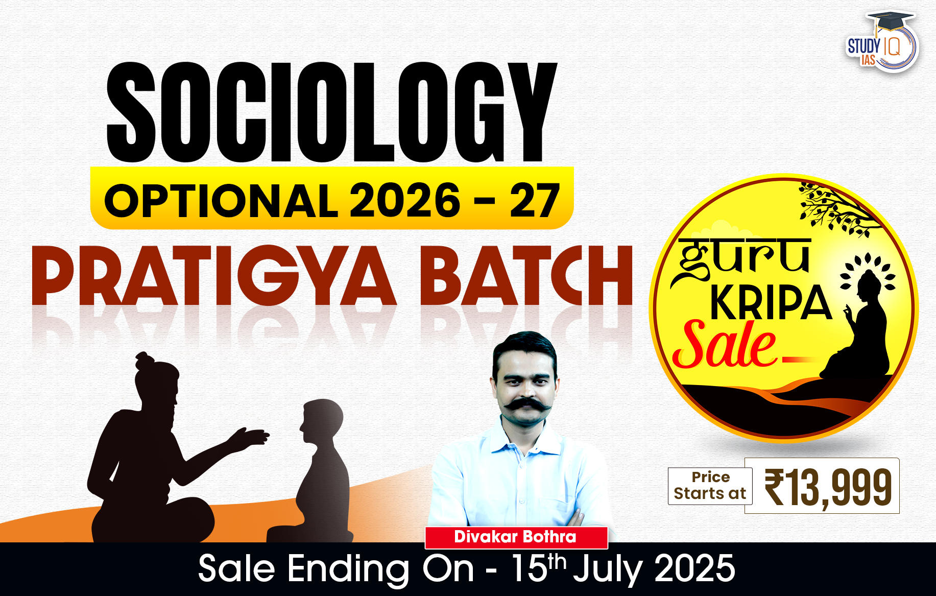 UPSC IAS (Mains) Sociology Optional Live 2026-27 (Comprehensive) Pratigya Batch By Divakar Bothra