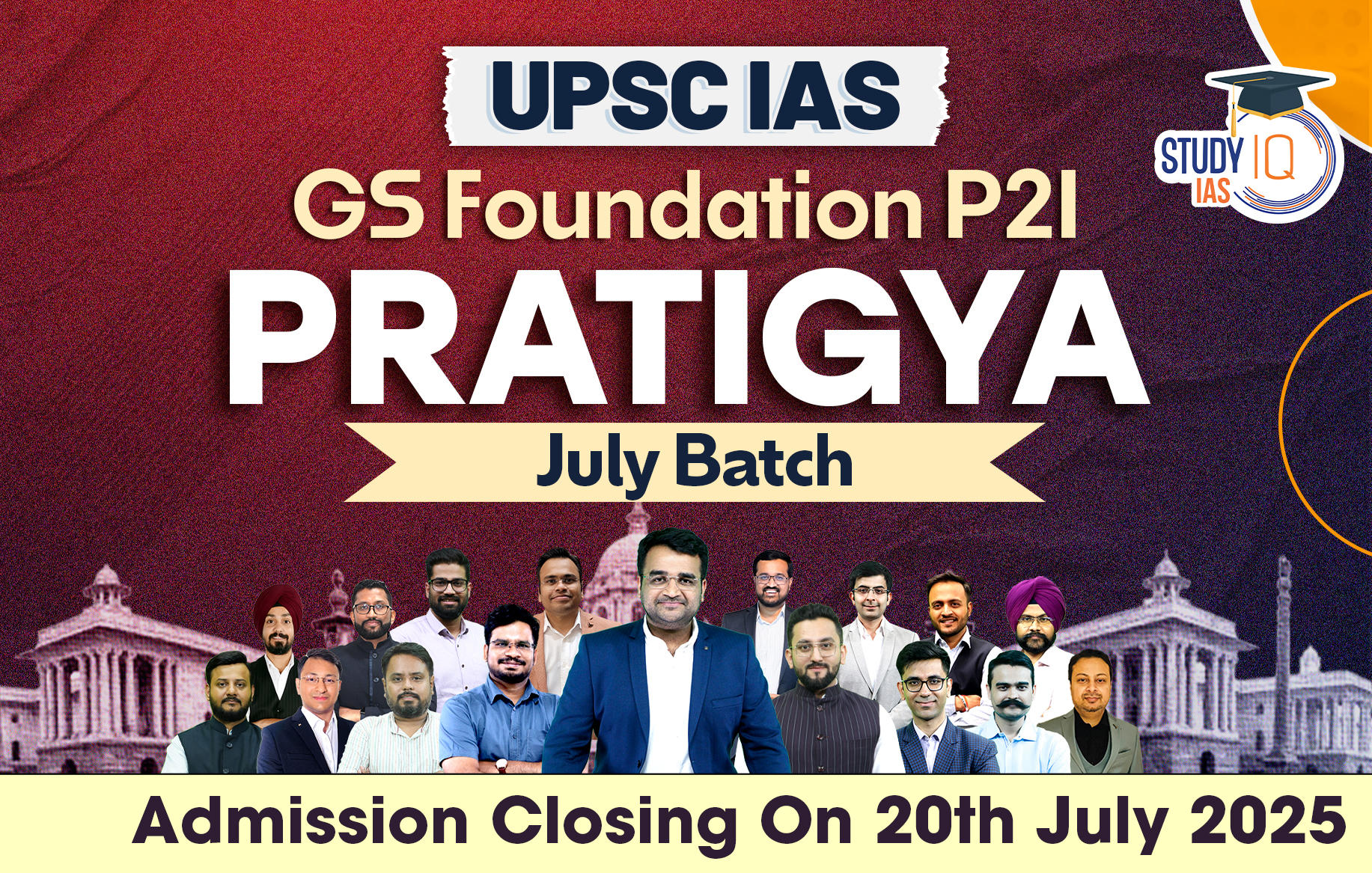 UPSC IAS Live GS P2I Foundation 2026 Pratigya July Batch (Diamond)