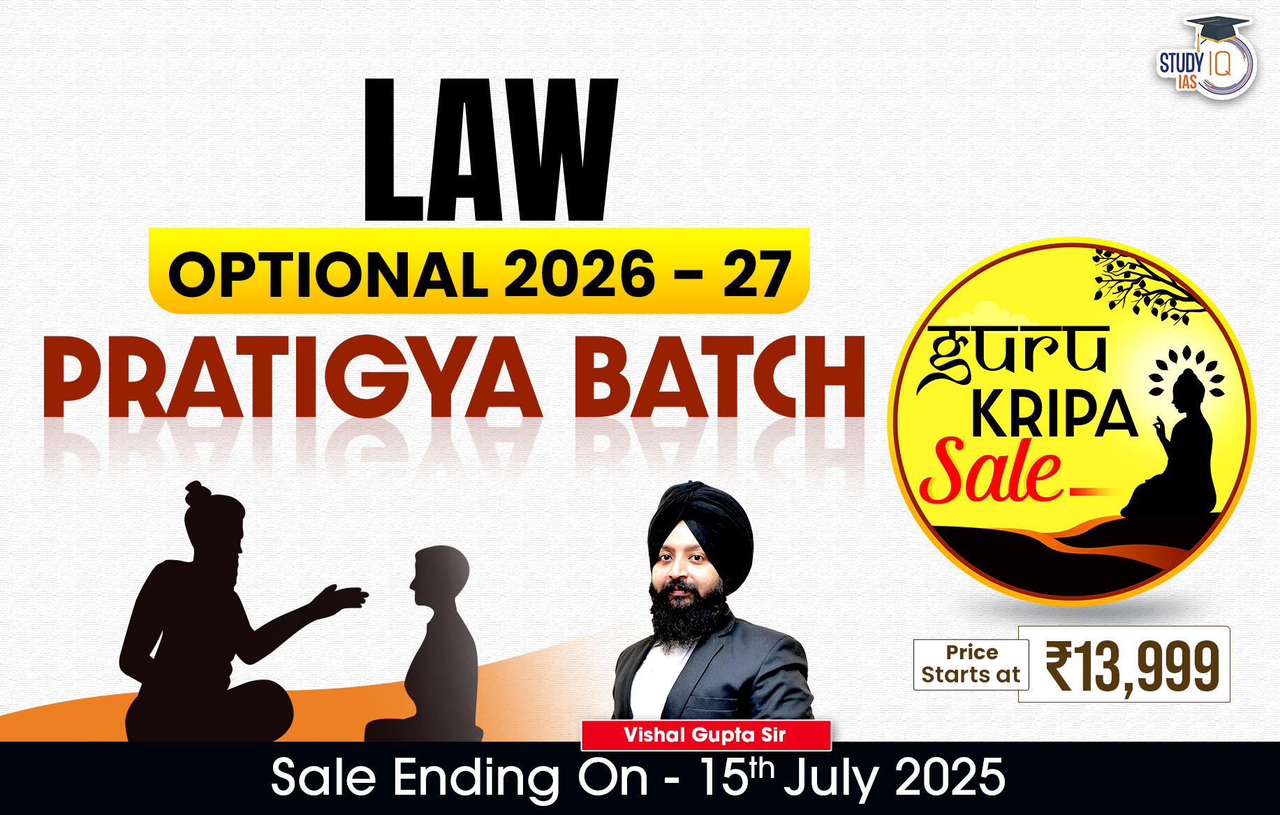 UPSC IAS (Mains) Law Optional Live 2026-27 Pratigya Batch By Vishal Gupta