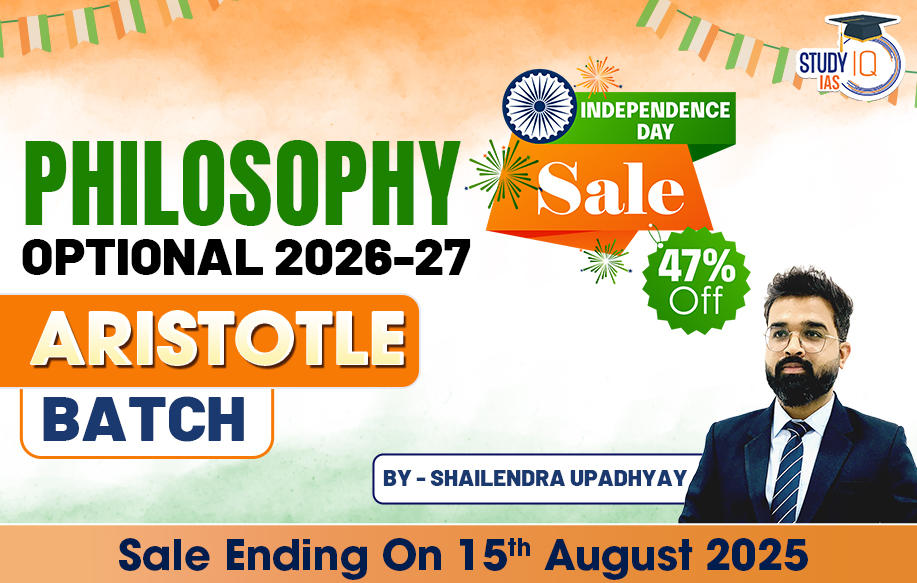UPSC IAS (Mains) Philosophy Optional Live 2026-27 (Comprehensive) Aristotle Batch By Shailendra Upadhyay