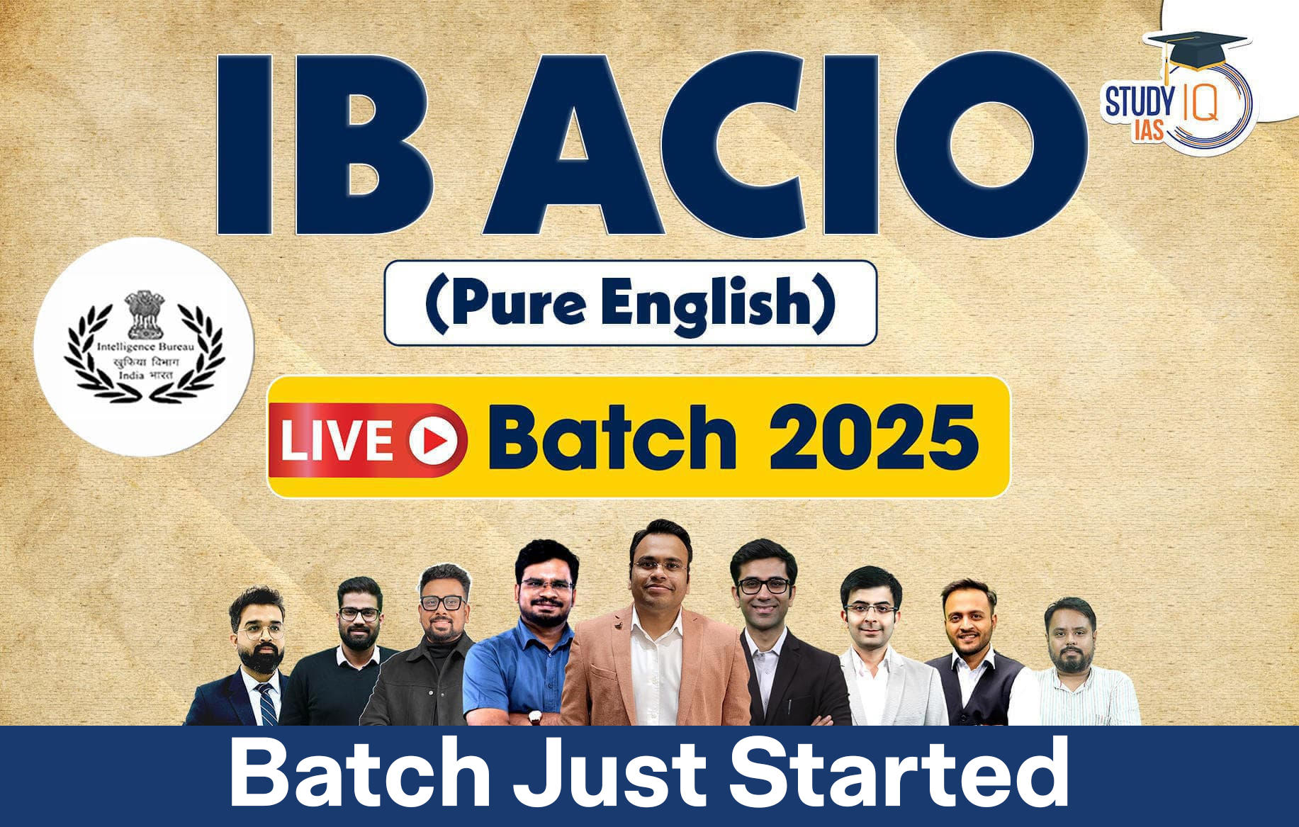IB ACIO 2025 Live English Batch