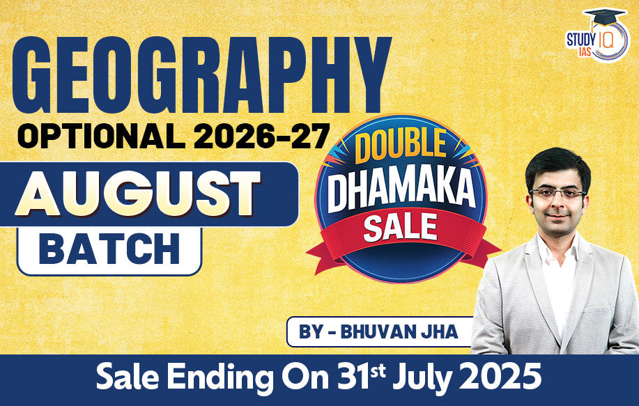 UPSC IAS (Mains) Geography Optional Live 2026-27 (Comprehensive) August Batch By Bhuvan Jha