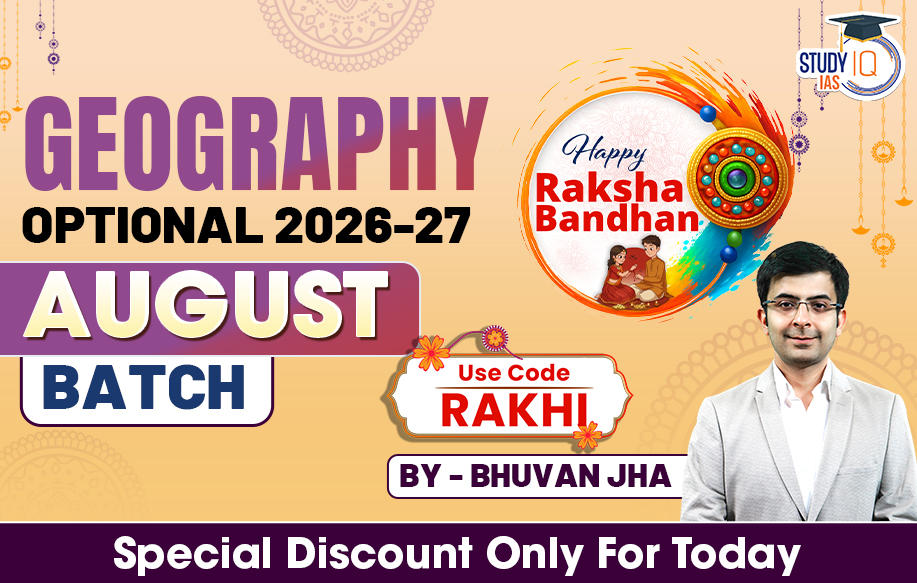UPSC IAS (Mains) Geography Optional Live 2026-27 (Comprehensive) August Batch By Bhuvan Jha