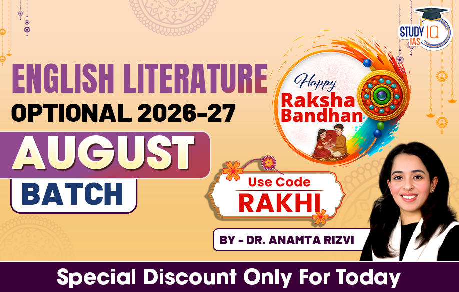 UPSC IAS (Mains) English Literature Optional Live 2026-27 (Comprehensive) August Batch By Dr. Anamta Rizvi