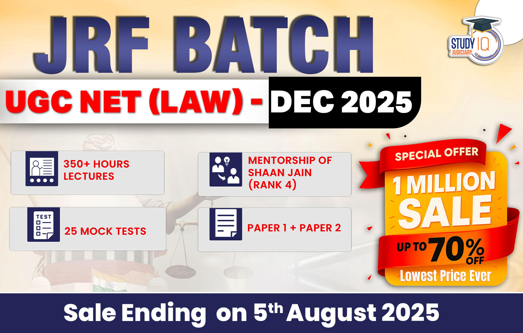 UGC Net Law (December 2025) | JRF Combo Batch