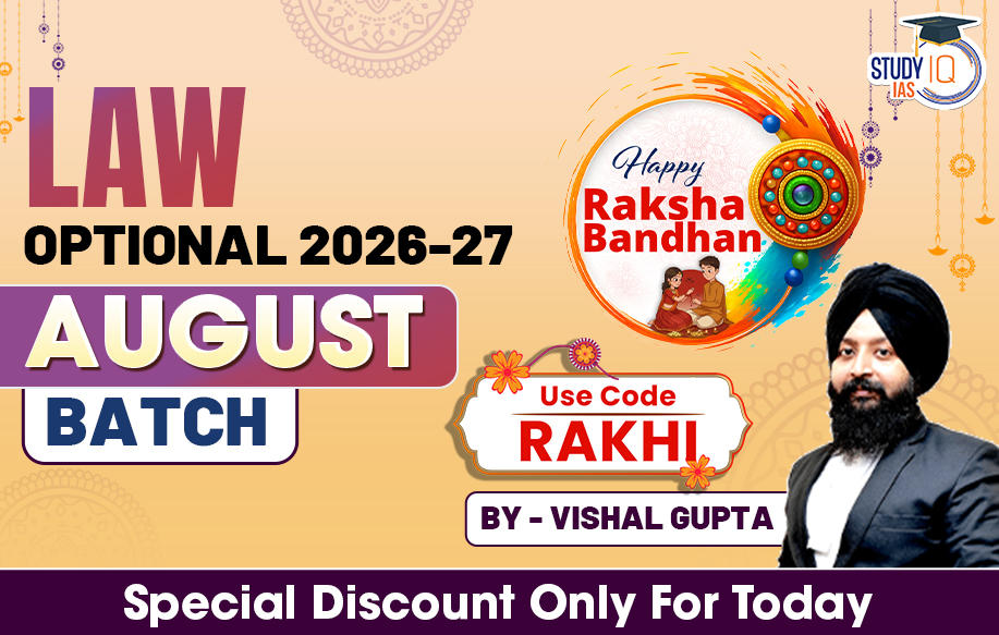 UPSC IAS (Mains) Law Optional Live 2026-27 August Batch By Vishal Gupta