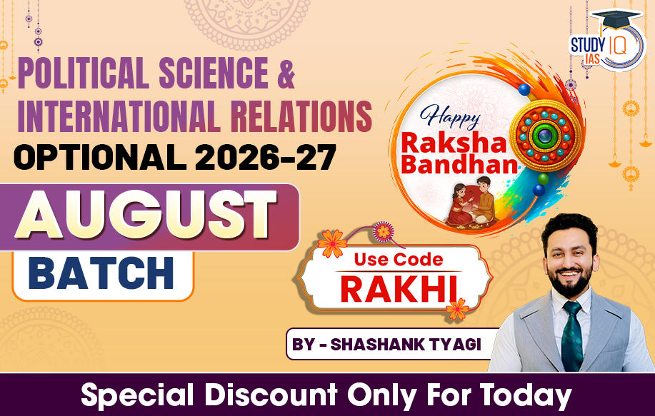 UPSC IAS (Mains) PSIR Optional Live 2026-27 (Comprehensive) August Batch By Shashank Tyagi