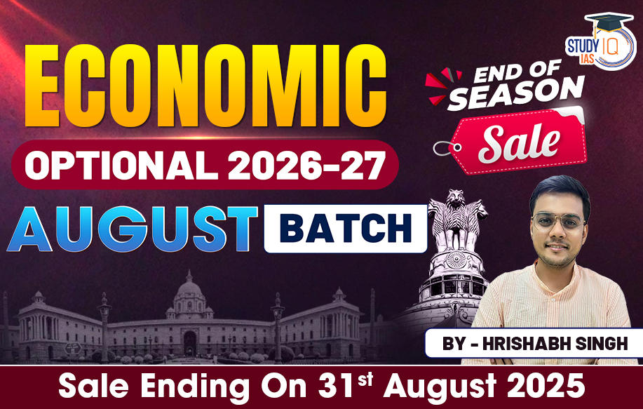 UPSC IAS (Mains) Economics Optional Live 2026-27 (Comprehensive) August Batch By Hrishabh Singh
