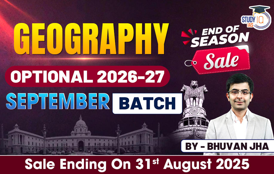 UPSC IAS (Mains) Geography Optional Live 2026-27 (Comprehensive) September Batch By Bhuvan Jha
