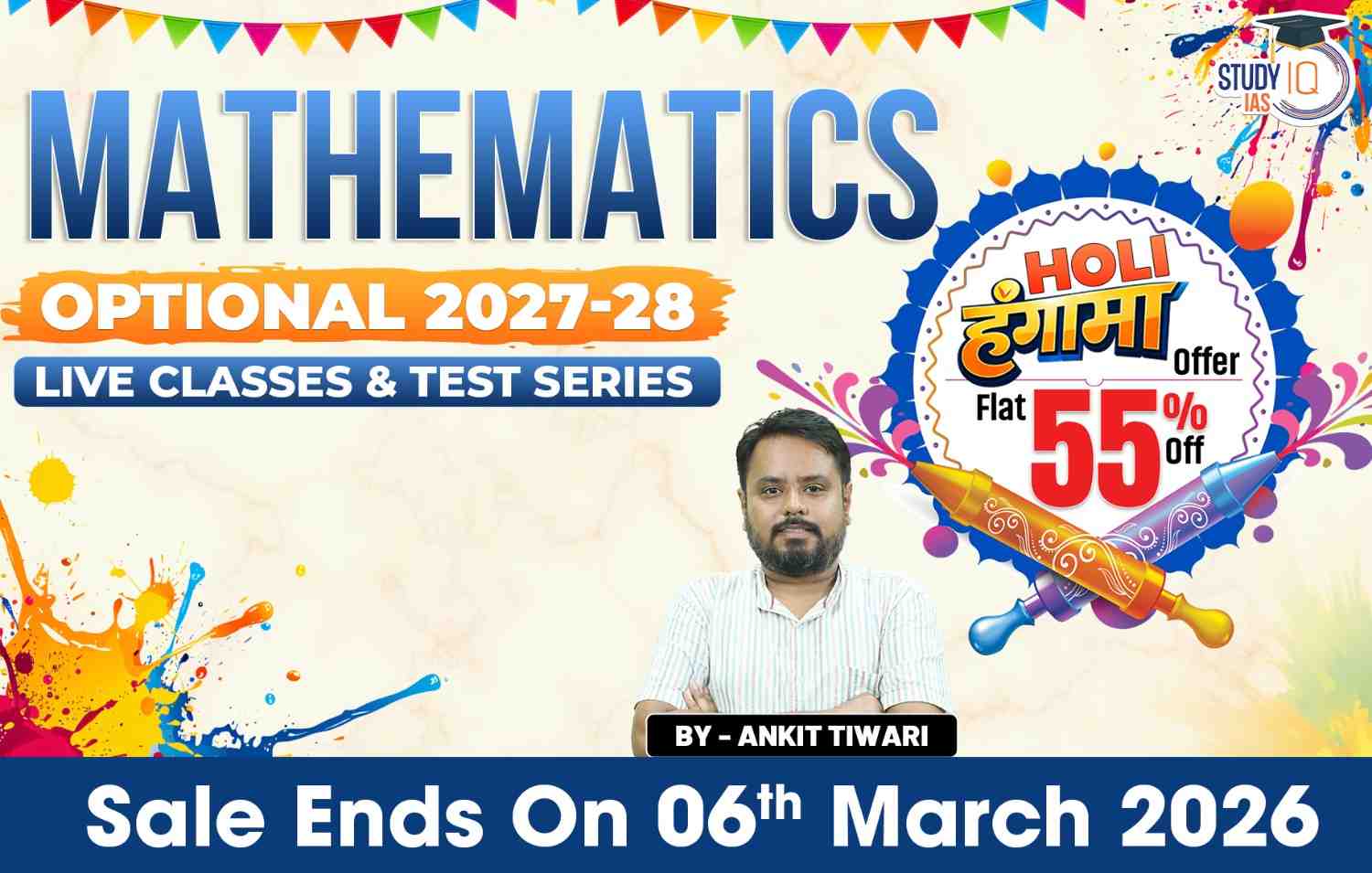UPSC IAS (Mains) Mathematics Optional Live 2027-28 (Comprehensive ...